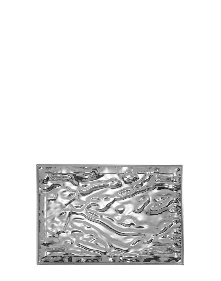 [product_category]-Kartell Dune Tray 46x22 Cm, Chromo-Kartell-8058967191561-01201XX-KAR-2