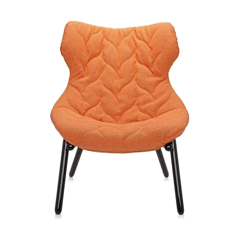 [product_category]-Kartell Foliage Armchair Trevira, Black/Orange-Kartell-8058967182392-06086NB-KAR-1