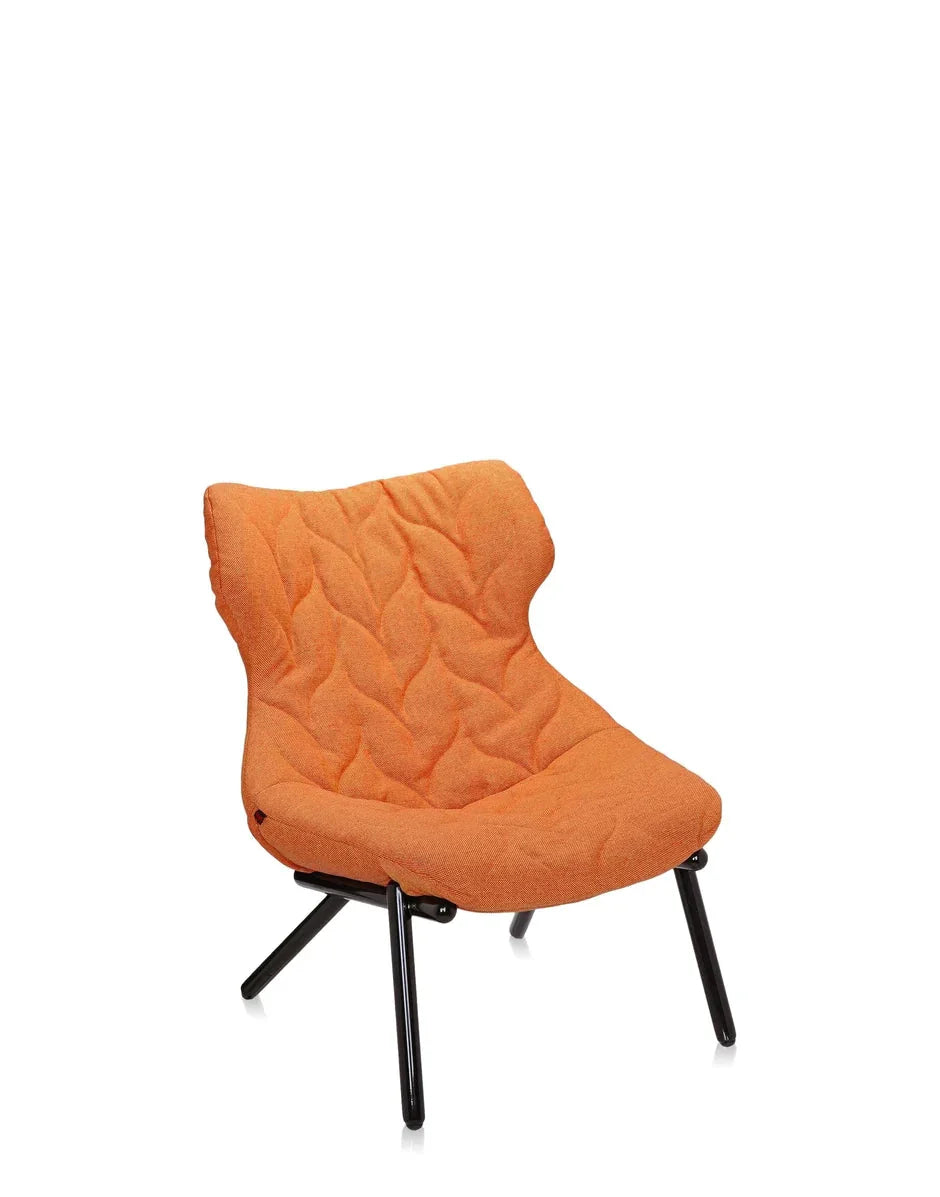[product_category]-Kartell Foliage Armchair Trevira, Black/Orange-Kartell-8058967182392-06086NB-KAR-10