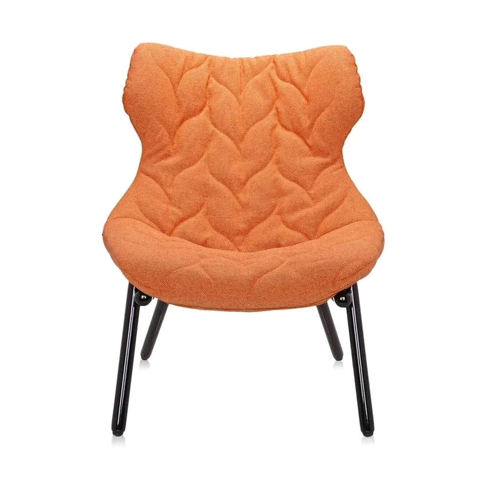 [product_category]-Kartell Foliage Armchair Trevira, Black/Orange-Kartell-8058967182392-06086NB-KAR-9