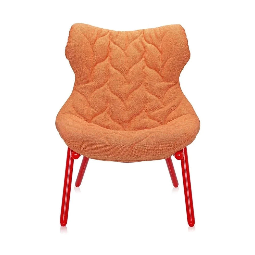 [product_category]-Kartell Foliage Armchair Trevira, Red/Orange-Kartell-8058967182736-06086RB-KAR-1