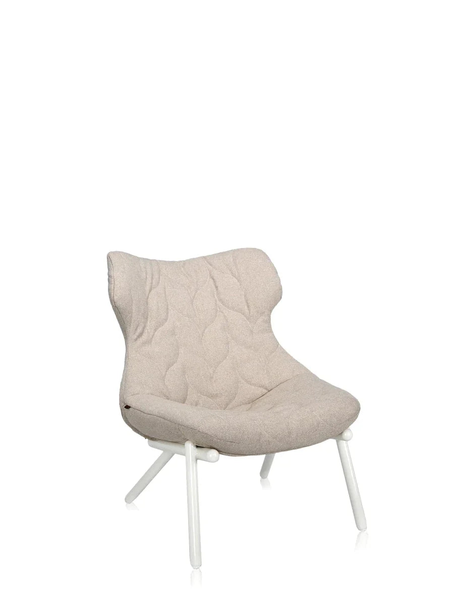 [product_category]-Kartell Foliage Armchair Trevira, White/Beige-Kartell-8058967181999-06086BA-KAR-10