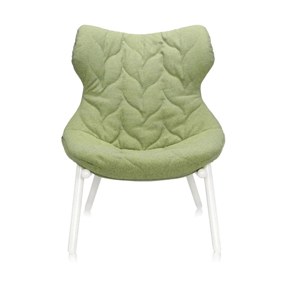 [product_category]-Kartell Foliage Armchair Trevira, White/Green-Kartell-8058967182057-06086BD-KAR-1