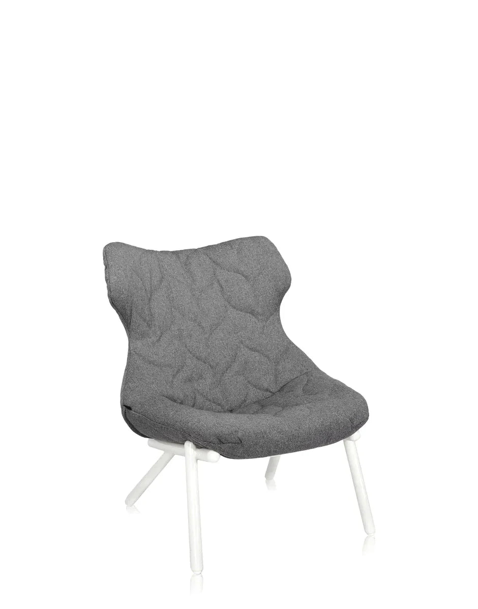 [product_category]-Kartell Foliage Armchair Trevira, White/Grey-Kartell-8058967182033-06086BC-KAR-9