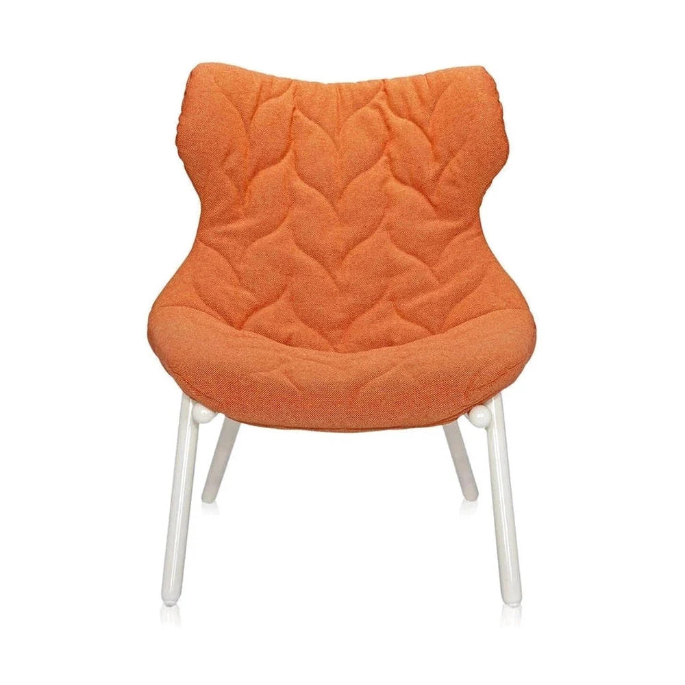[product_category]-Kartell Foliage Armchair Trevira, White/Orange-Kartell-8058967182019-06086BB-KAR-1