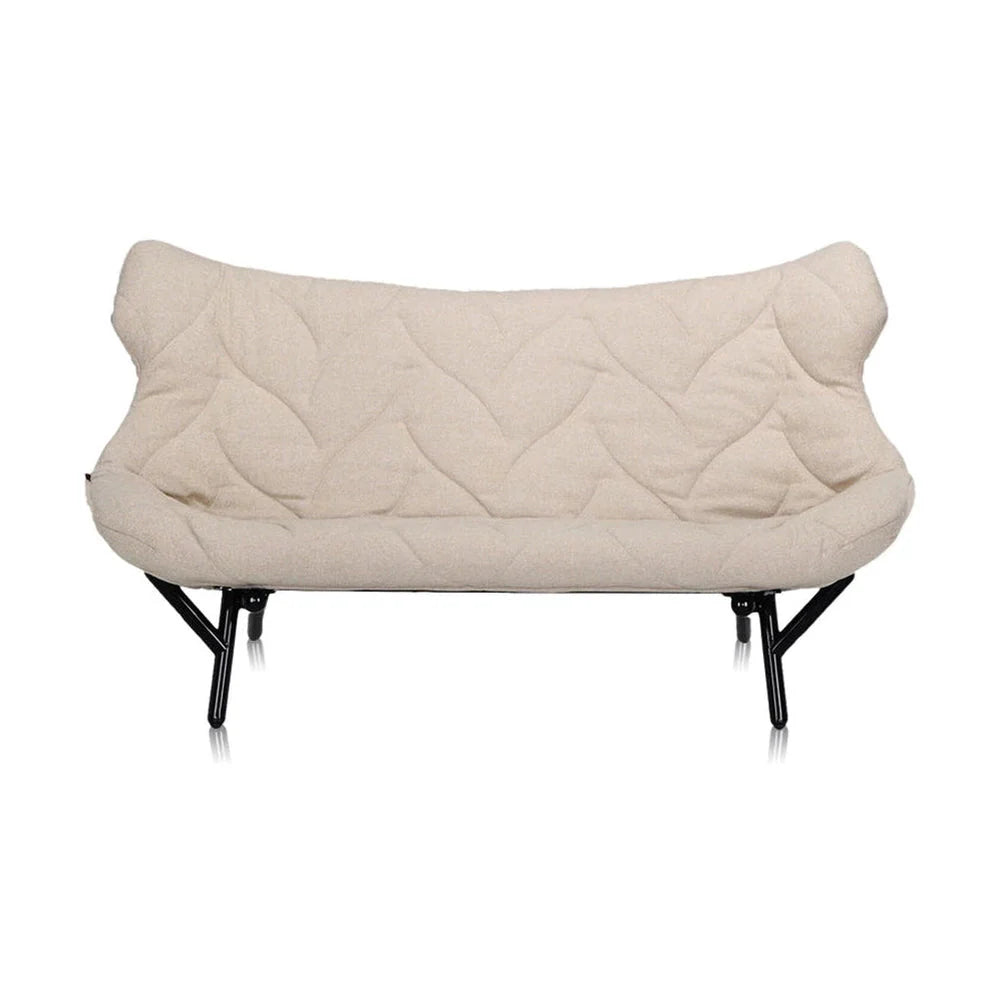 [product_category]-Kartell Foliage Sofa Trevira, Black/Beige-Kartell-8058967181555-06085NA-KAR-1
