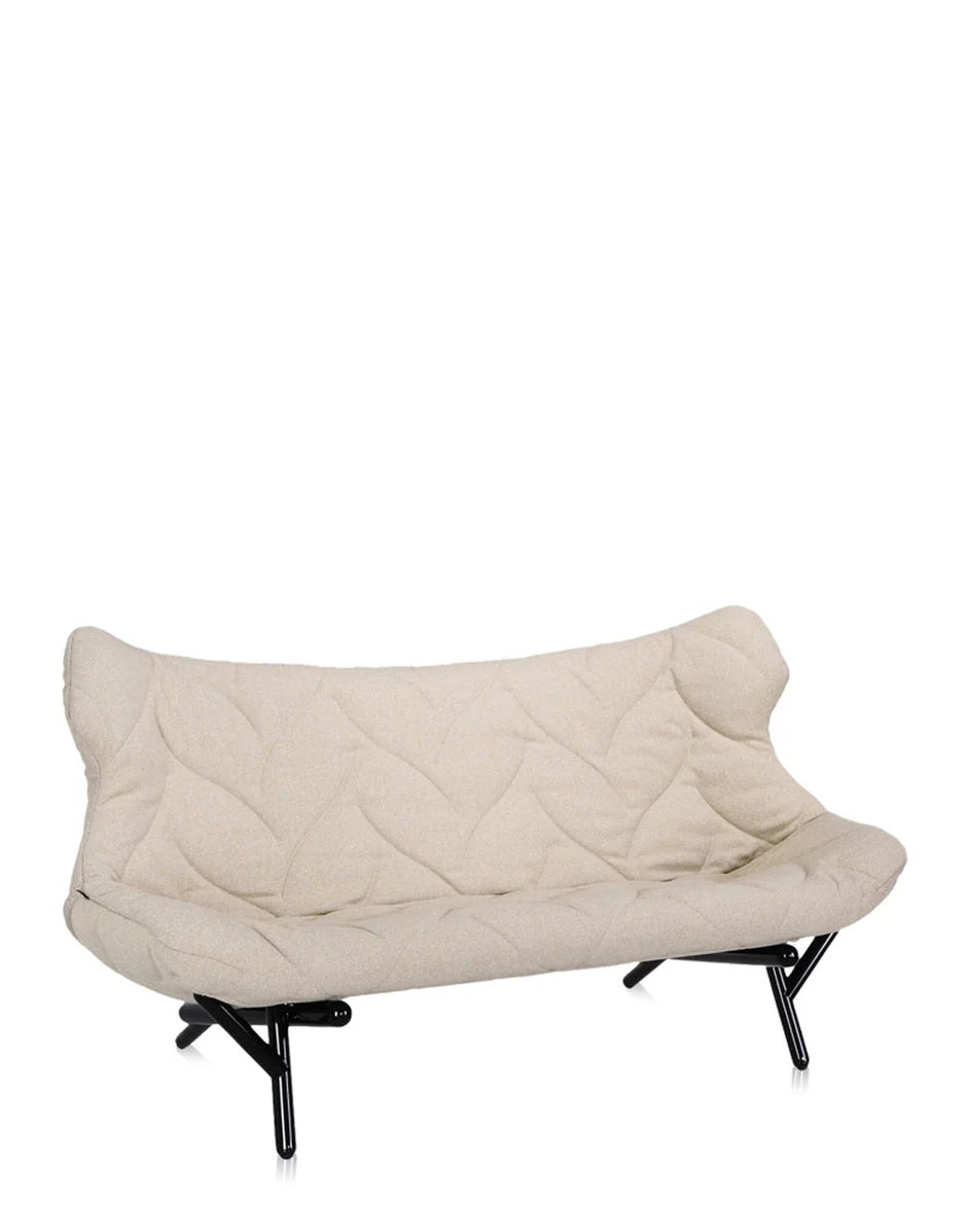 [product_category]-Kartell Foliage Sofa Trevira, Black/Beige-Kartell-8058967181555-06085NA-KAR-2