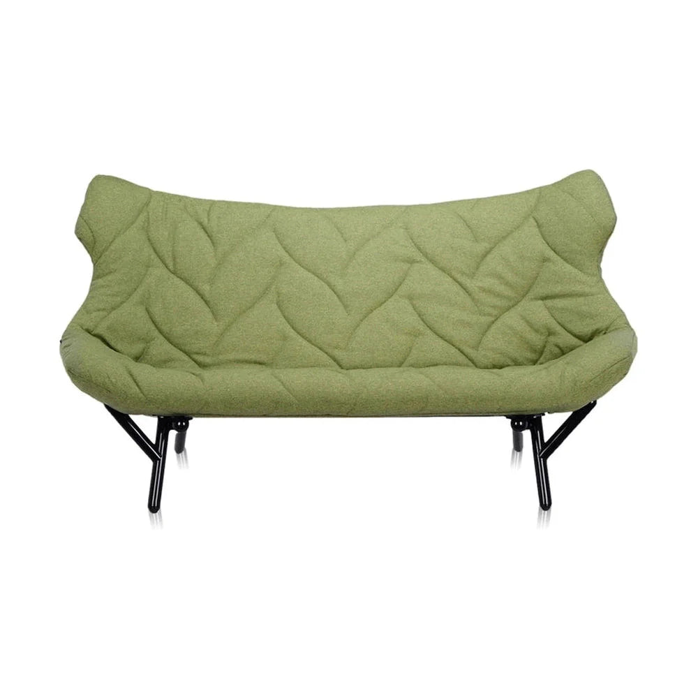 [product_category]-Kartell Foliage Sofa Trevira, Black/Green-Kartell-8058967181616-06085ND-KAR-1