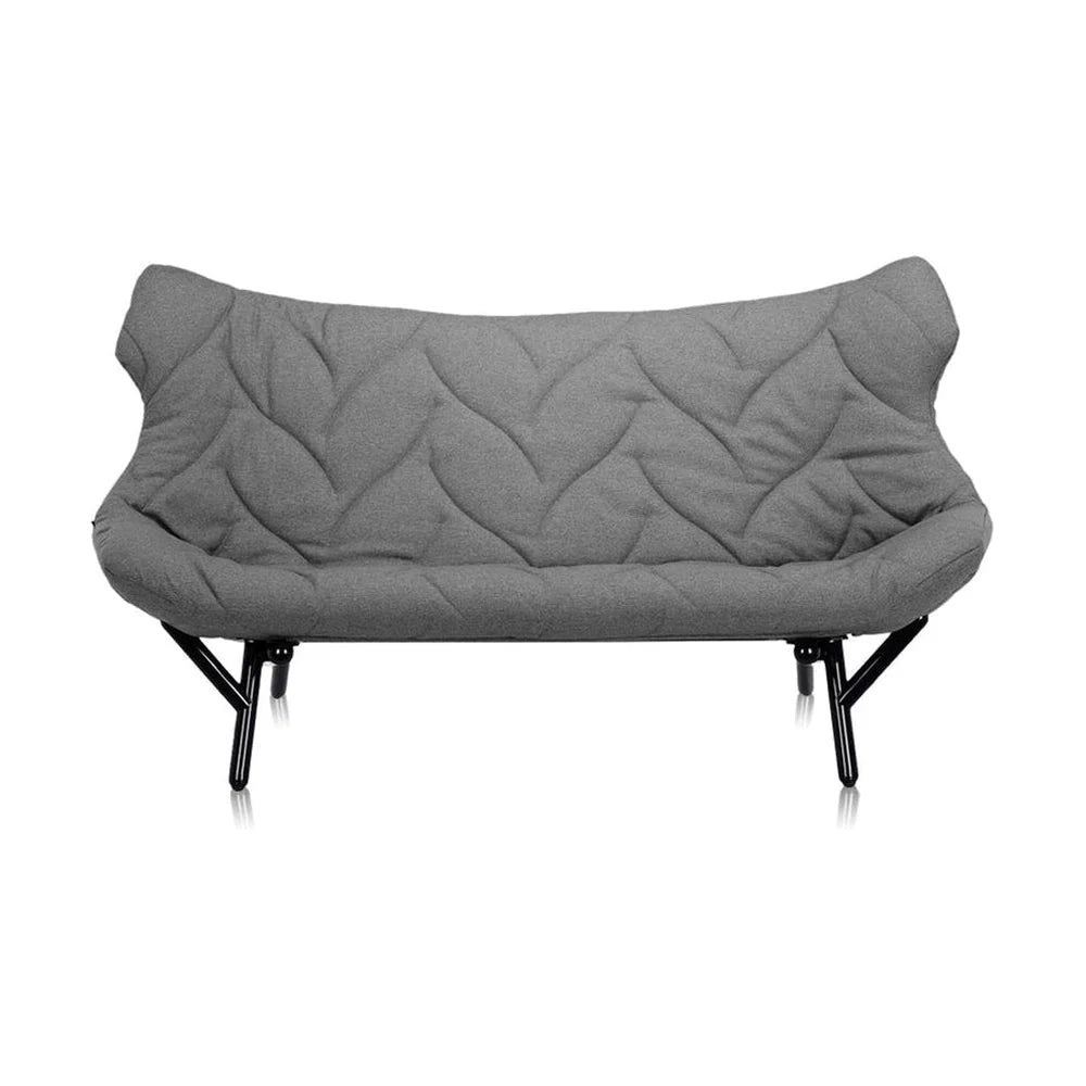[product_category]-Kartell Foliage Sofa Trevira, Black/Grey-Kartell-8058967181593-06085NC-KAR-1