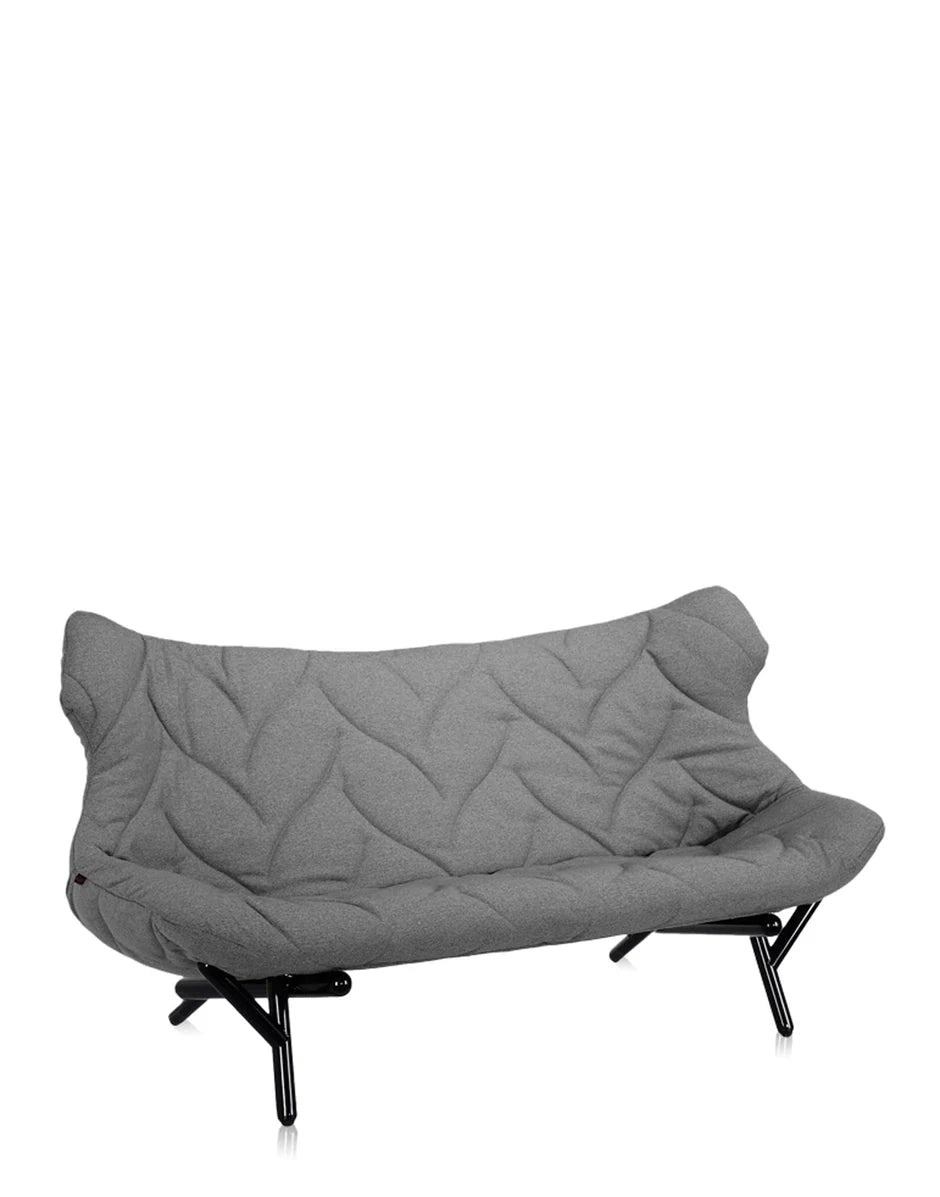 [product_category]-Kartell Foliage Sofa Trevira, Black/Grey-Kartell-8058967181593-06085NC-KAR-2