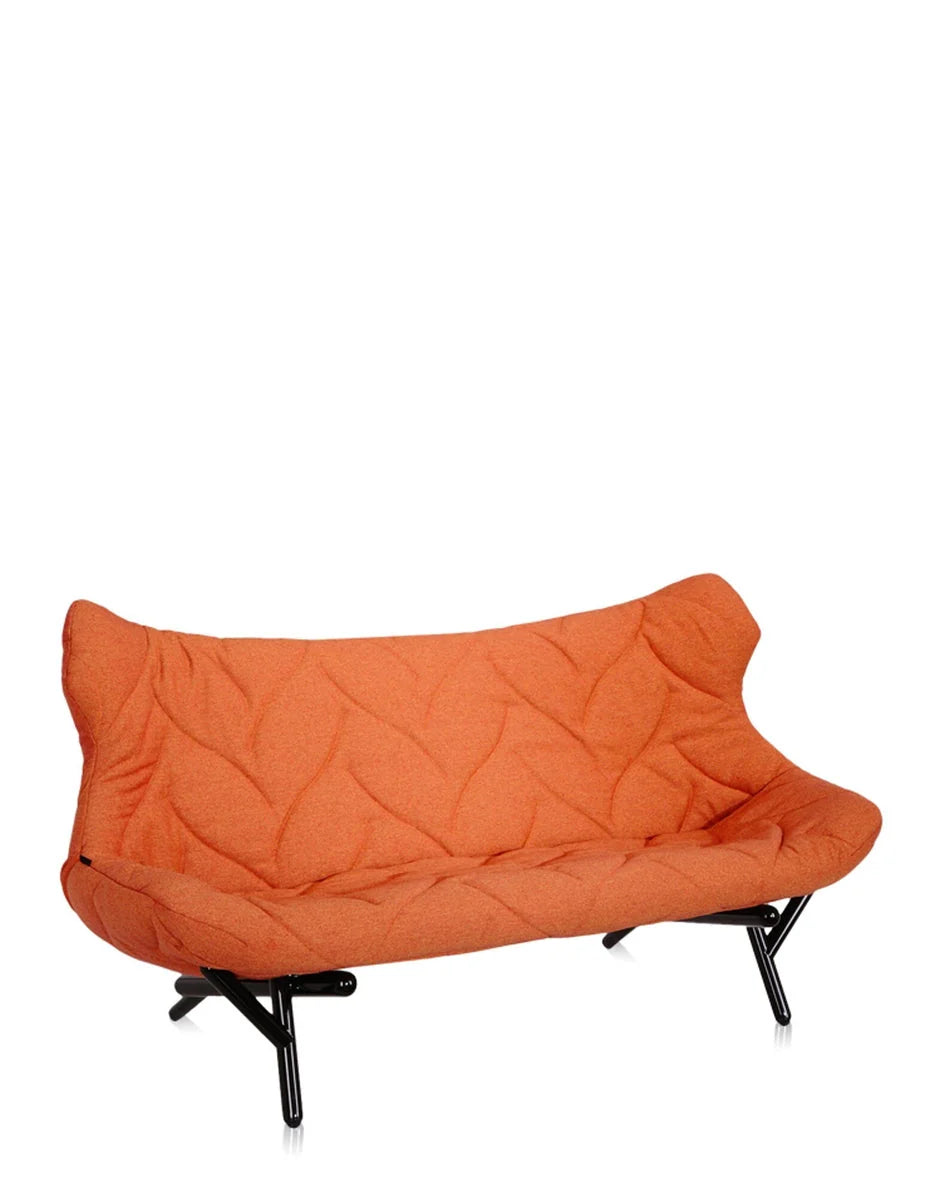 [product_category]-Kartell Foliage Sofa Trevira, Black/Orange-Kartell-8058967181579-06085NB-KAR-2