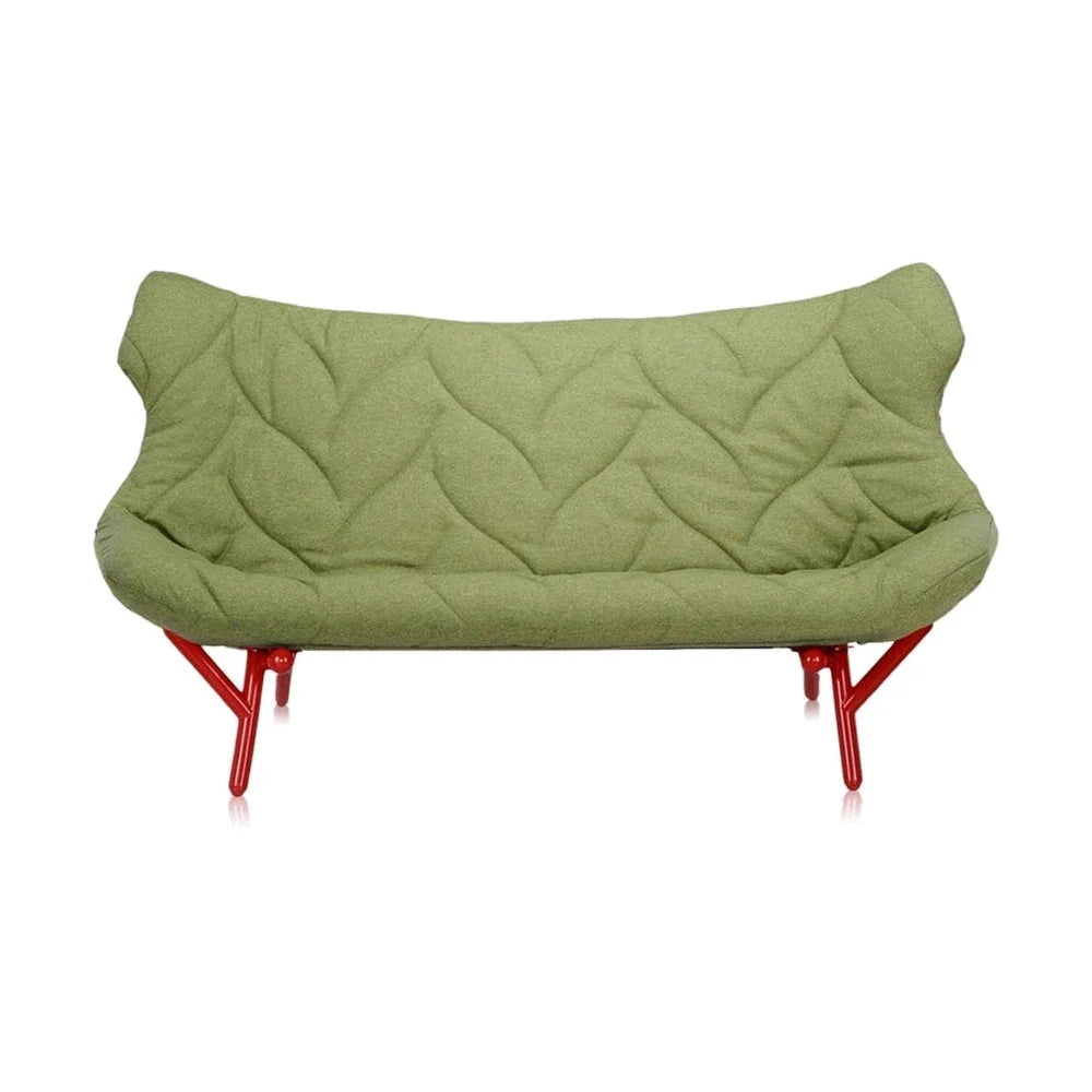 [product_category]-Kartell Foliage Sofa Trevira, Red/Green-Kartell-8058967181838-06085RD-KAR-1