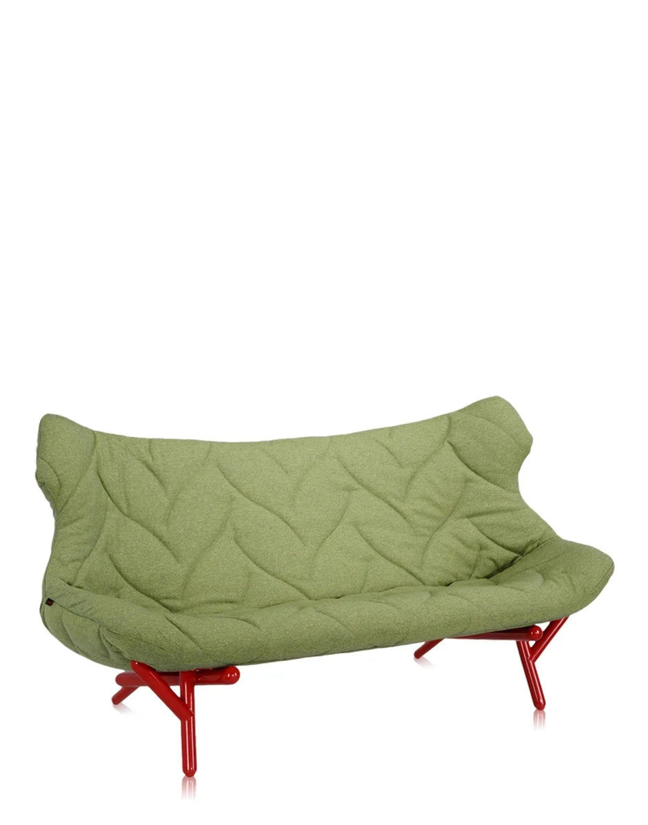 [product_category]-Kartell Foliage Sofa Trevira, Red/Green-Kartell-8058967181838-06085RD-KAR-2