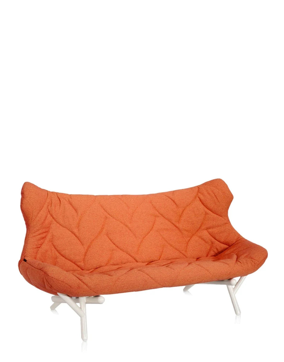 [product_category]-Kartell Foliage Sofa Trevira, White/Orange-Kartell-8058967181357-06085BB-KAR-2