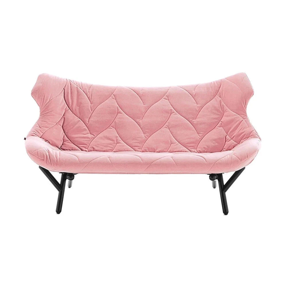 [product_category]-Kartell Foliage Sofa Velvet, Black/Pink-Kartell-8058967198133-06085N2-KAR-1
