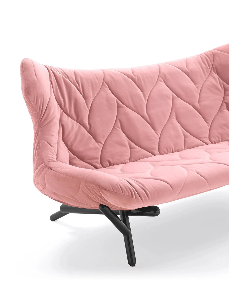 [product_category]-Kartell Foliage Sofa Velvet, Black/Pink-Kartell-8058967198133-06085N2-KAR-3