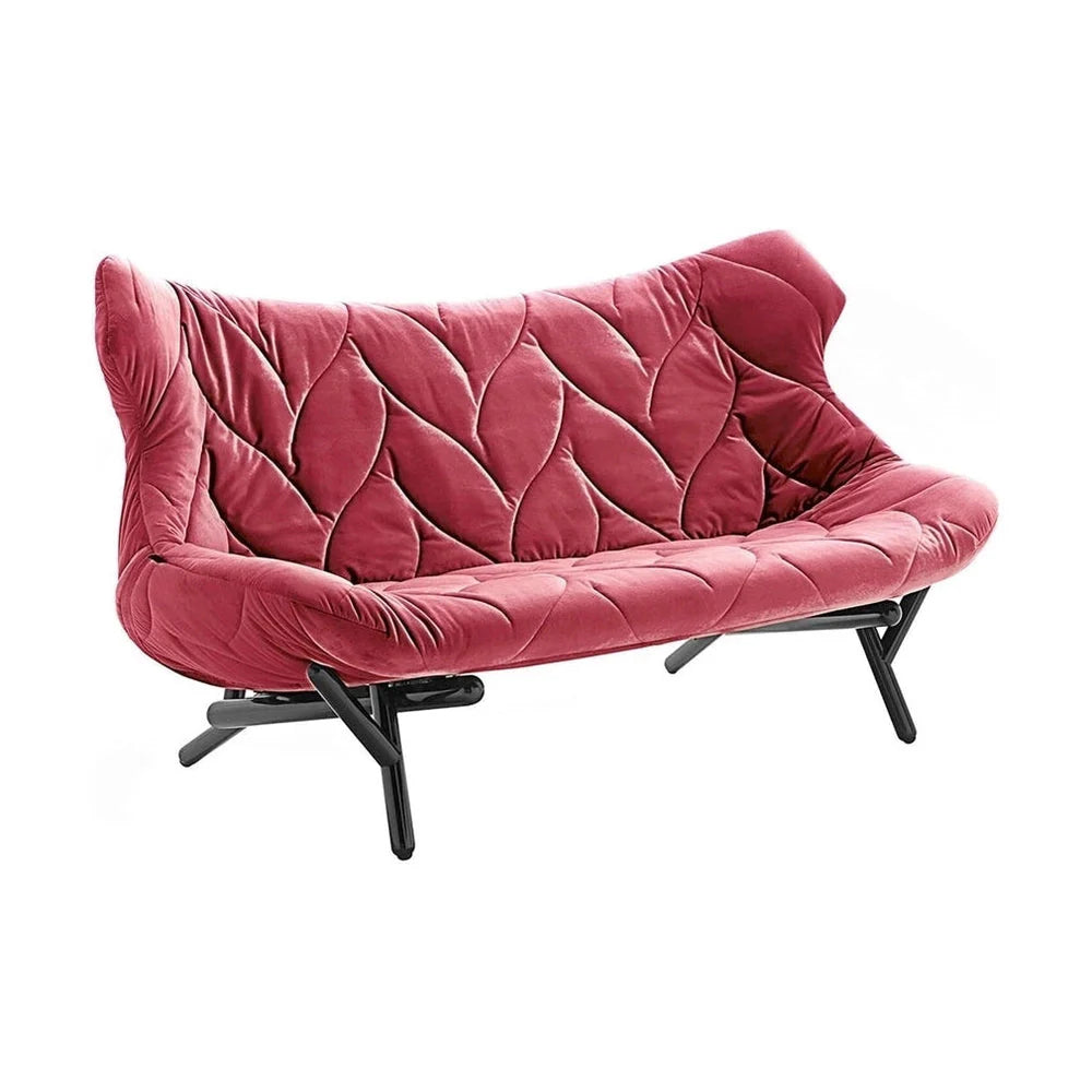 [product_category]-Kartell Foliage Sofa Velvet, Black/Red-Kartell-8058967271492-06085N4-KAR-1