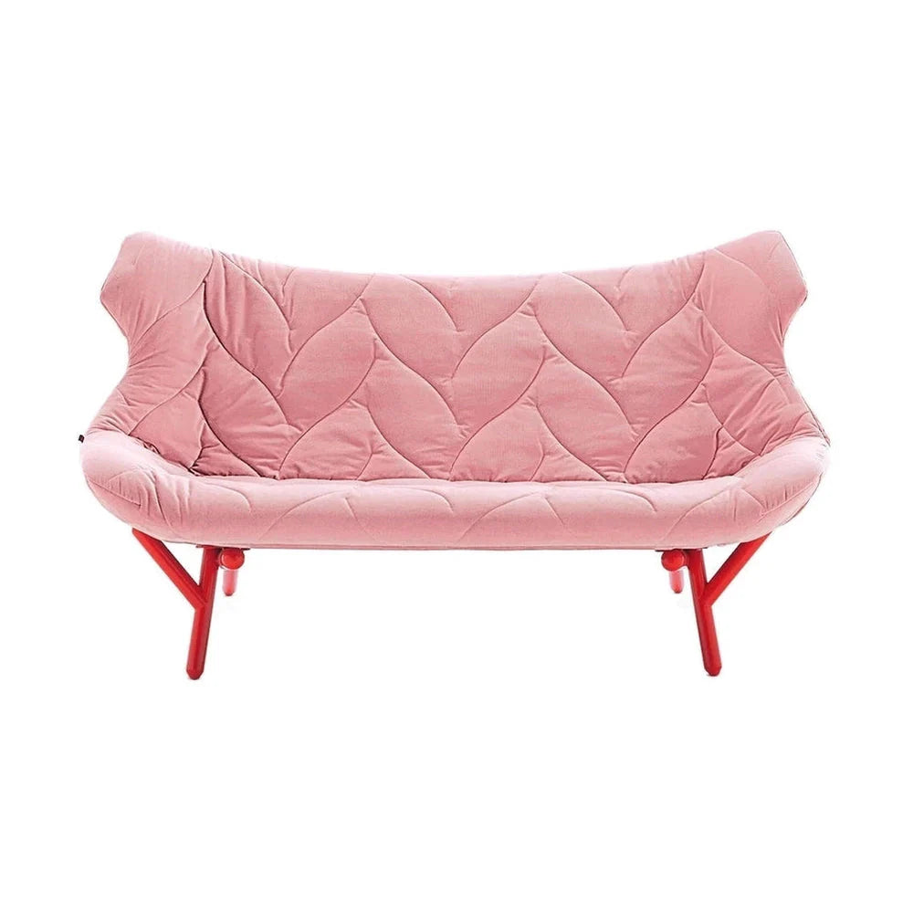 [product_category]-Kartell Foliage Sofa Velvet, Red/Pink-Kartell-8058967271577-06085R2-KAR-1