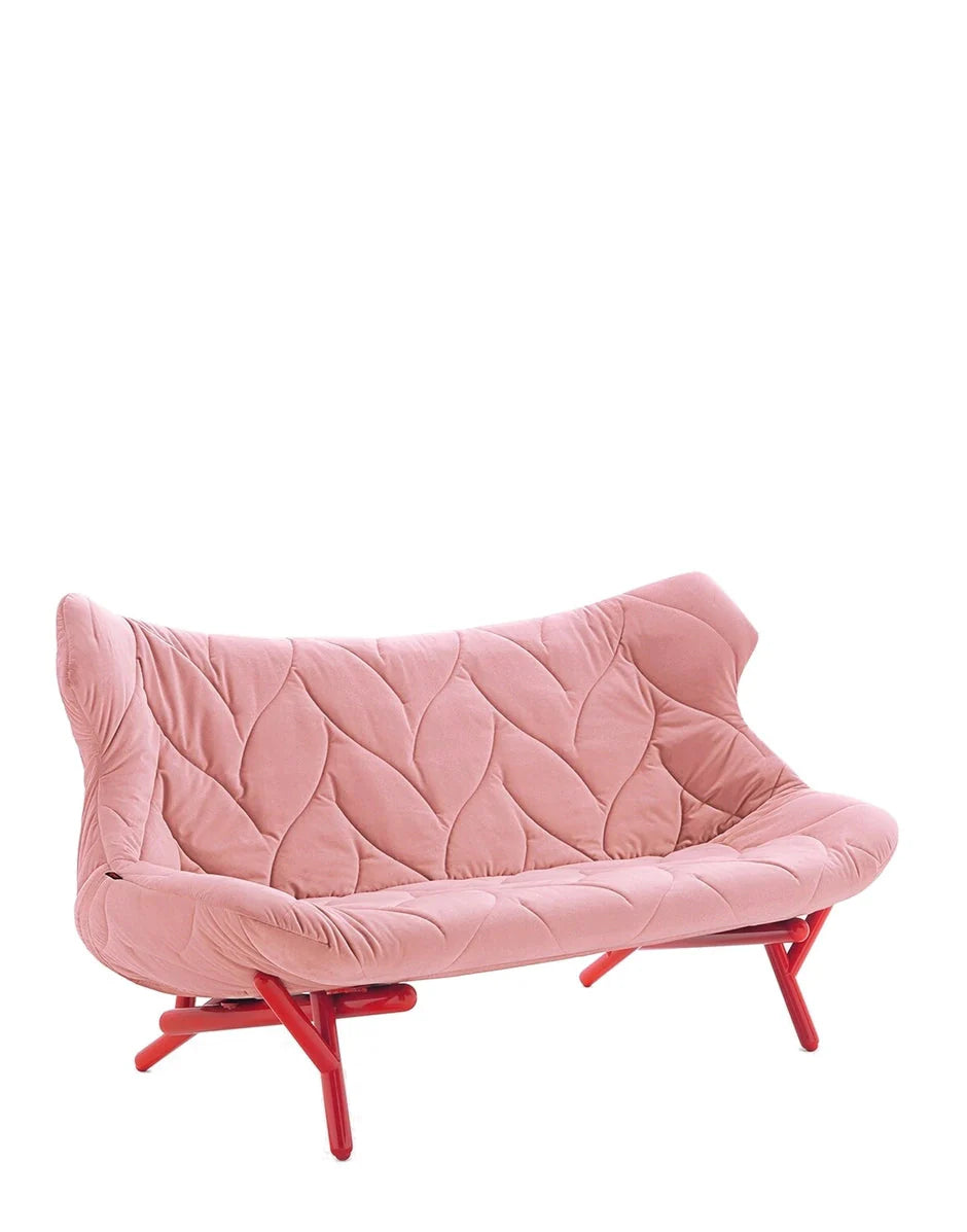 [product_category]-Kartell Foliage Sofa Velvet, Red/Pink-Kartell-8058967271577-06085R2-KAR-2