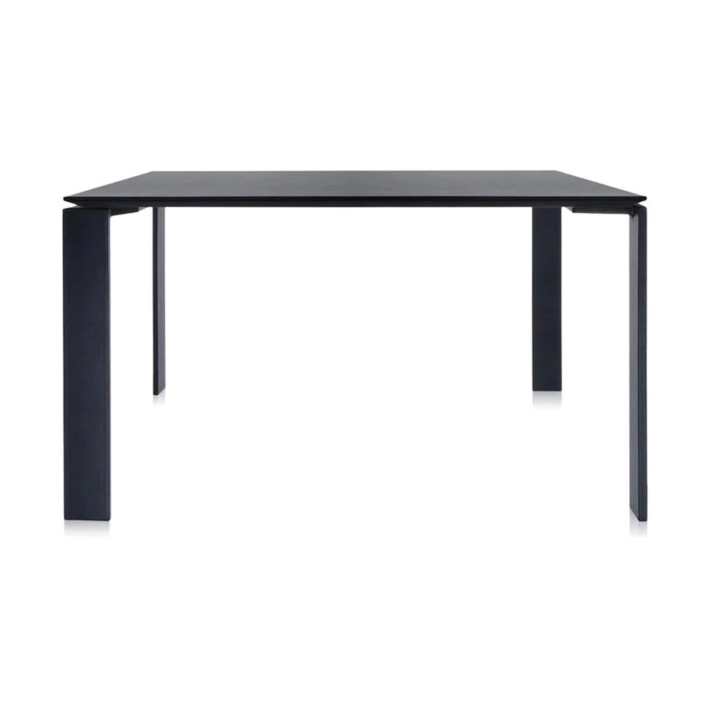 [product_category]-Kartell Four Desk 128x128 Cm, Black/Black-Kartell-8058967045437-0452585-KAR-1