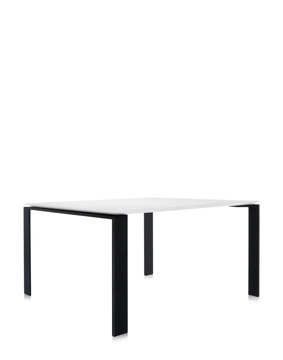 [product_category]-Kartell Four Desk 128x128 Cm, Black/White-Kartell-8058967045420-0452584-KAR-2