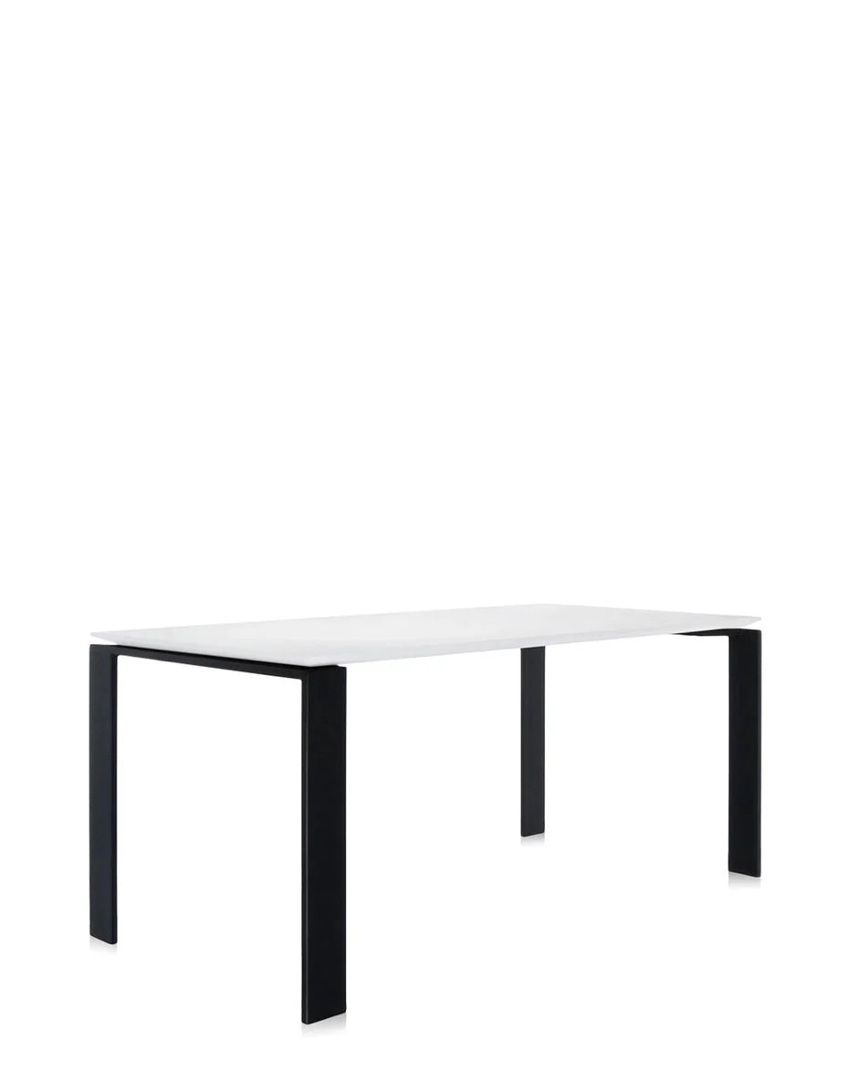 [product_category]-Kartell Four Desk 190x79 Cm, Black/White-Kartell-8058967045314-0452384-KAR-2