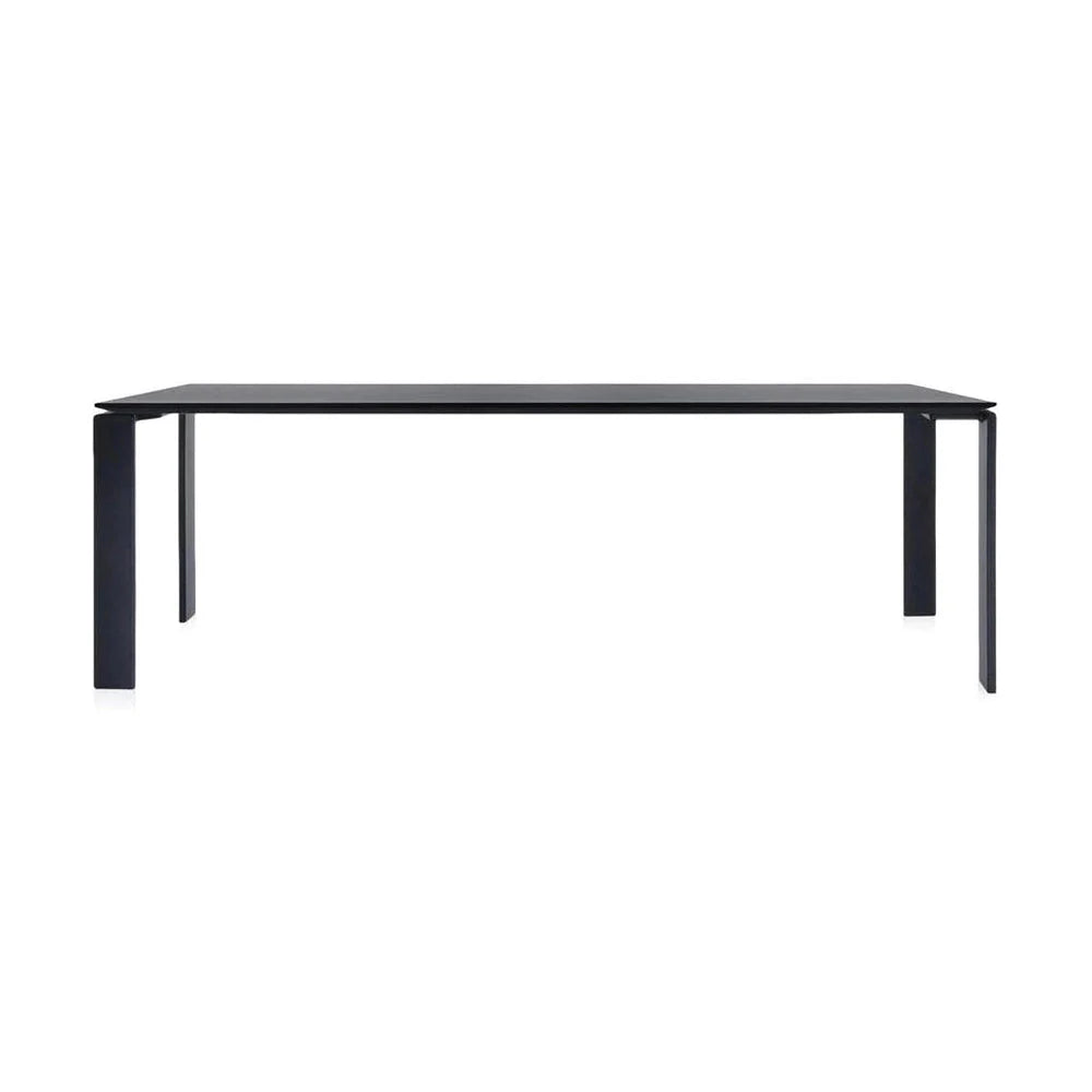 [product_category]-Kartell Four Desk 223x79 Cm, Black/Black-Kartell-8058967045376-0452485-KAR-1