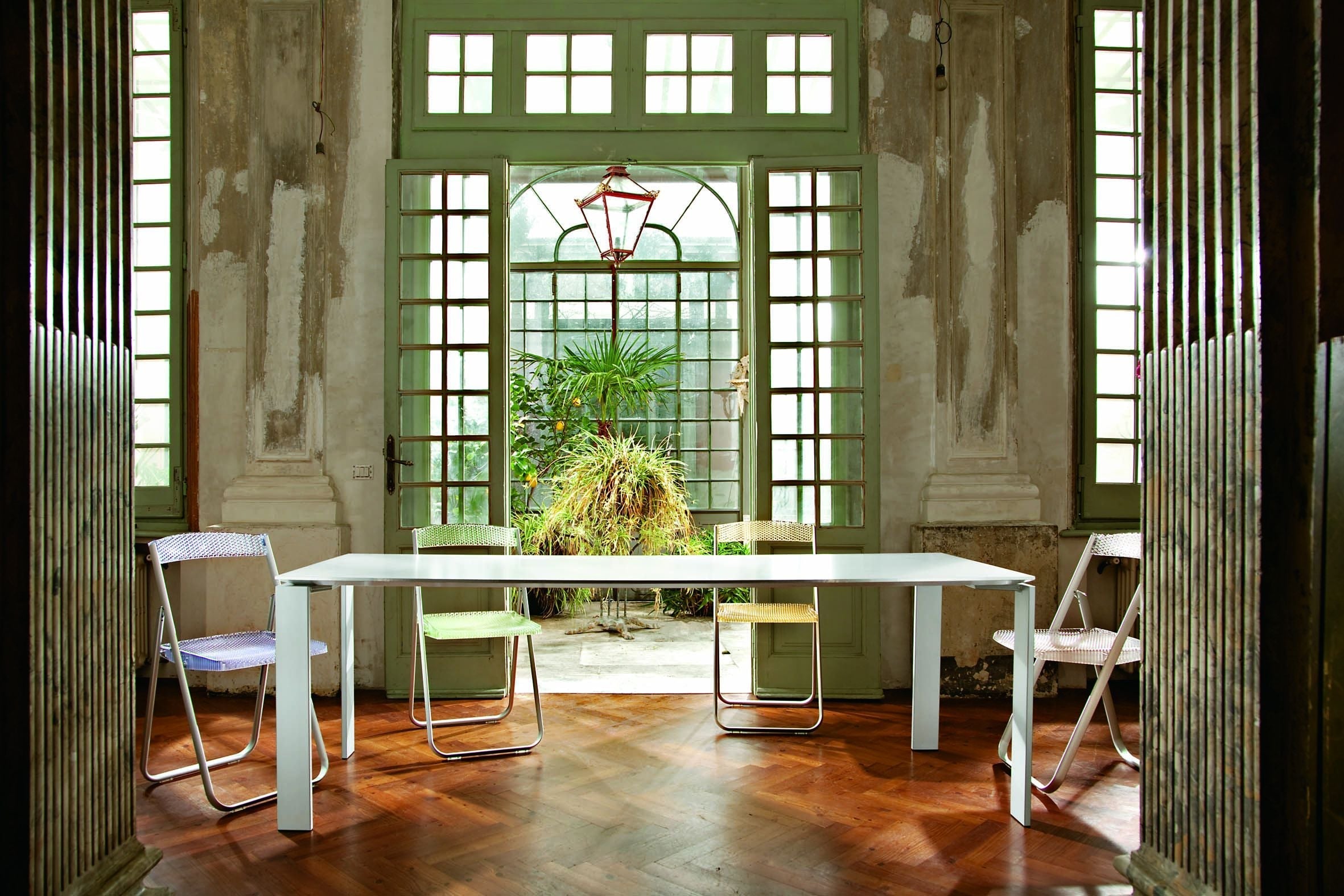[product_category]-Kartell Four Outdoor Table, 223x79 Cm-Kartell-8058967191349-0552482-KAR-7