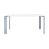 Kartell Four Soft Touch Desk 158x79 cm, hliník/bílá