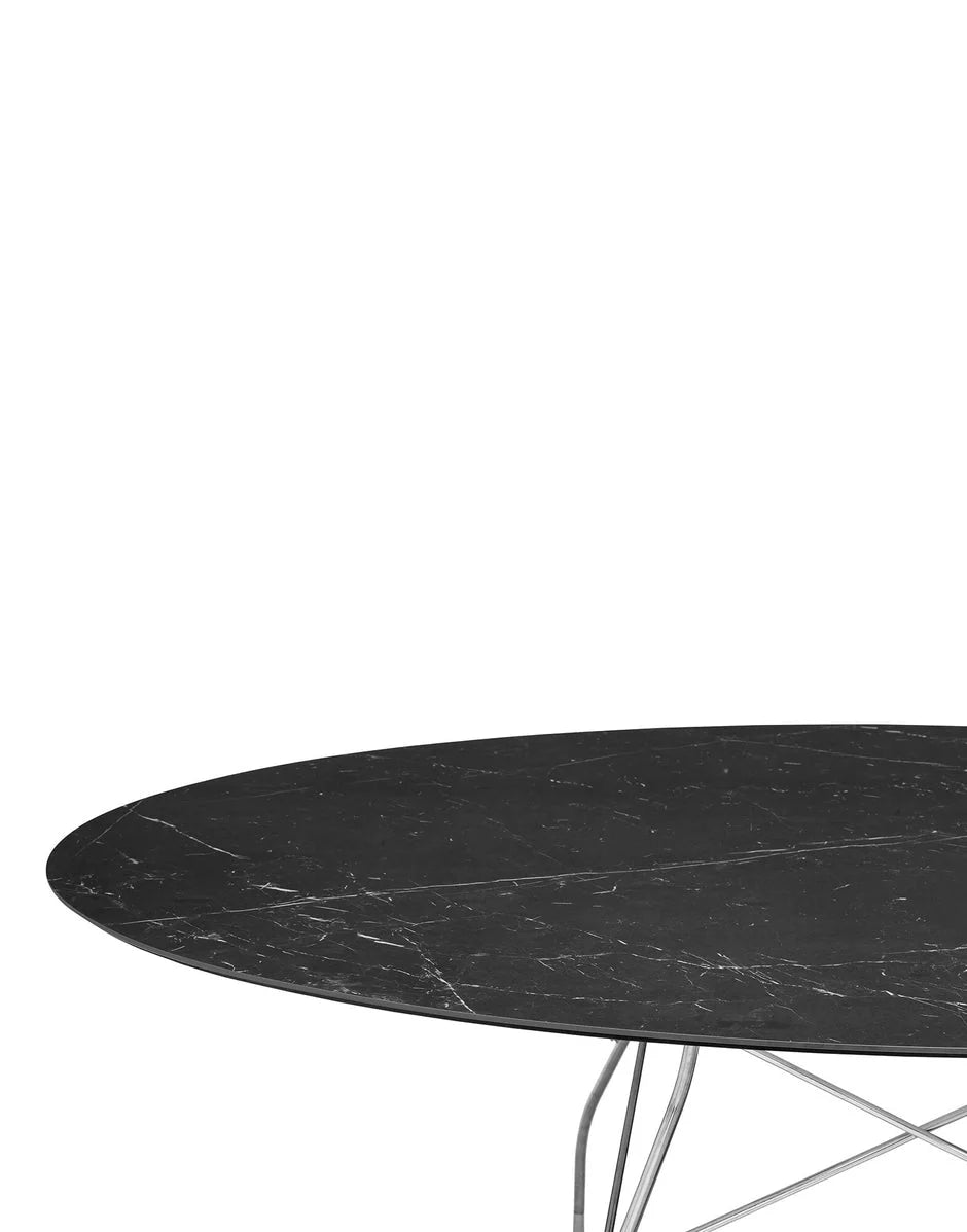[product_category]-Kartell Glossy Table Oval Marble, Chrome/Black-Kartell-8058967253726-04572MN-KAR-2