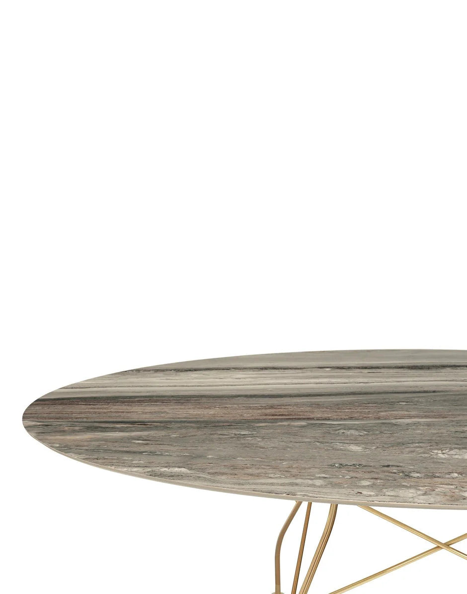 [product_category]-Kartell Glossy Table Oval Marble, Gold/Tropical Grey-Kartell-8058967294156-04579MG-KAR-2