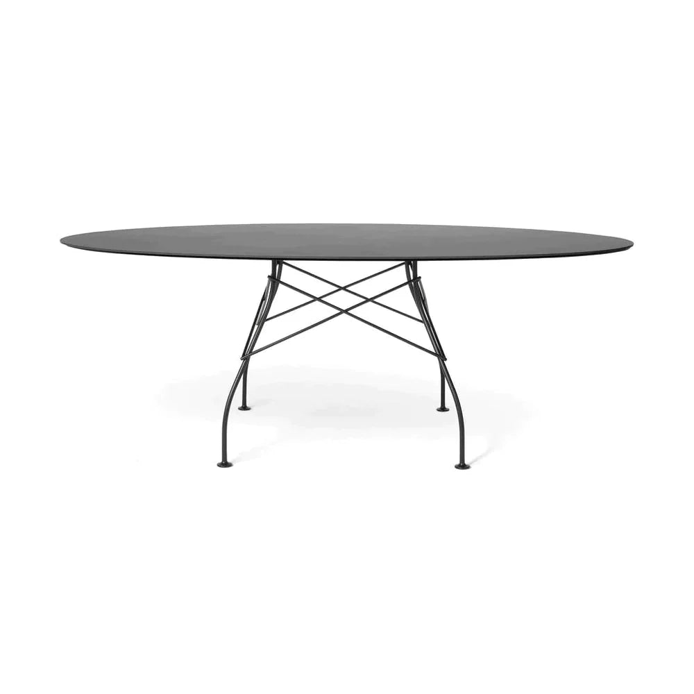 [product_category]-Kartell Glossy Table Oval Outdoor, Black/Black-Kartell-8058967303131-05573NN-KAR-6