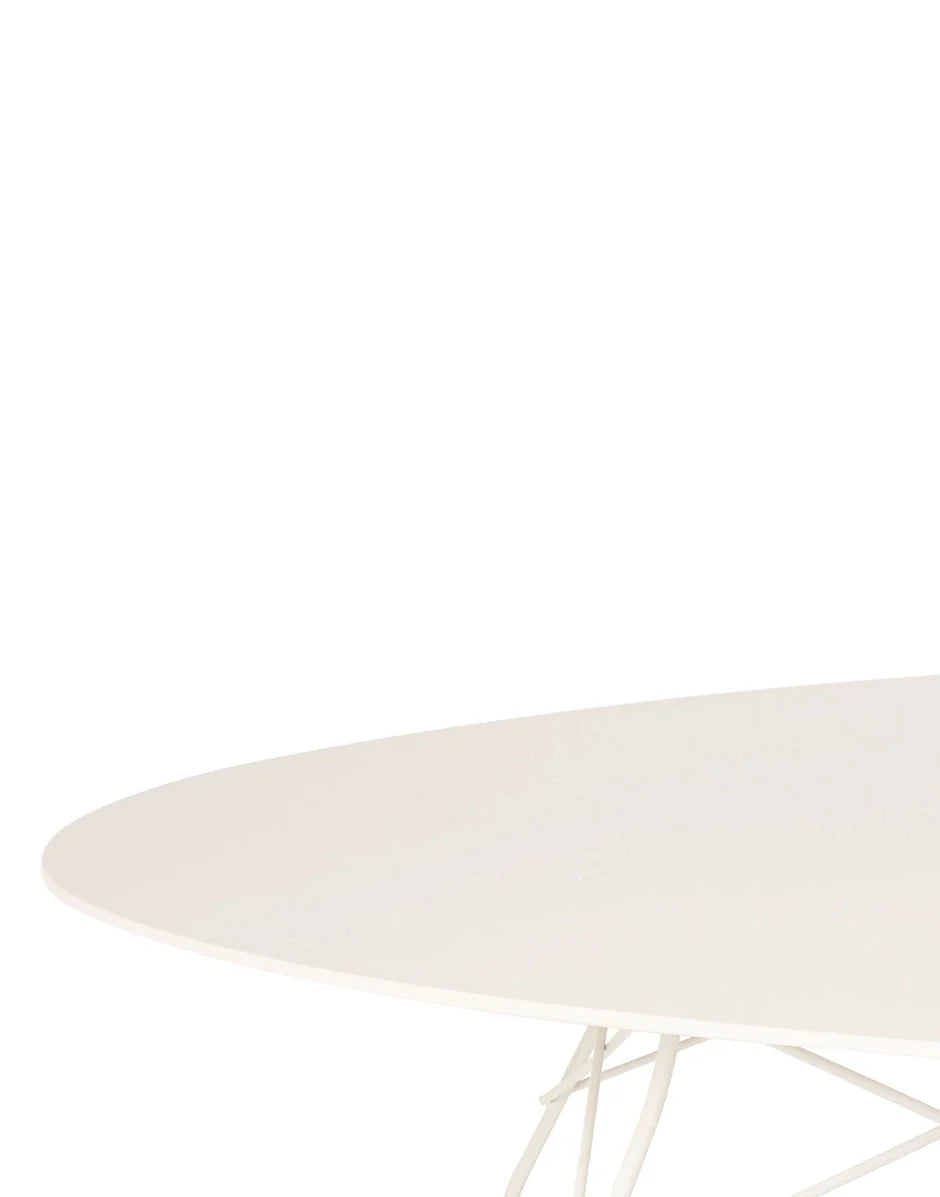 [product_category]-Kartell Glossy Table Oval Outdoor, White/White-Kartell-8058967303117-05573BB-KAR-2