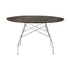 Kartell lesklý kulatý mramor, chrom/věk bronz