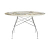 Kartell lesklý kulatý mramor, Chrome/Symphonie