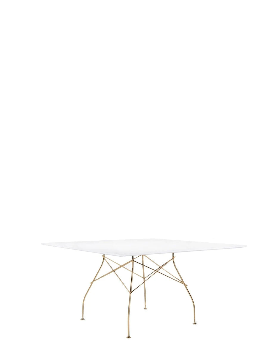 [product_category]-Kartell Glossy Table Square Lacquered, Gold/White-Kartell-8058967204919-045672P-KAR-2