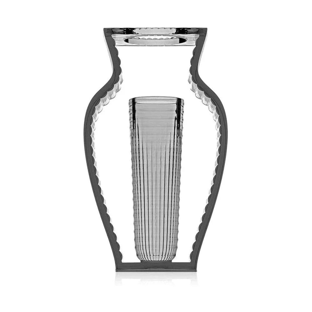 [product_category]-Kartell I Shine Vase, Fume-Kartell-8058967186161-01215V9-KAR-1