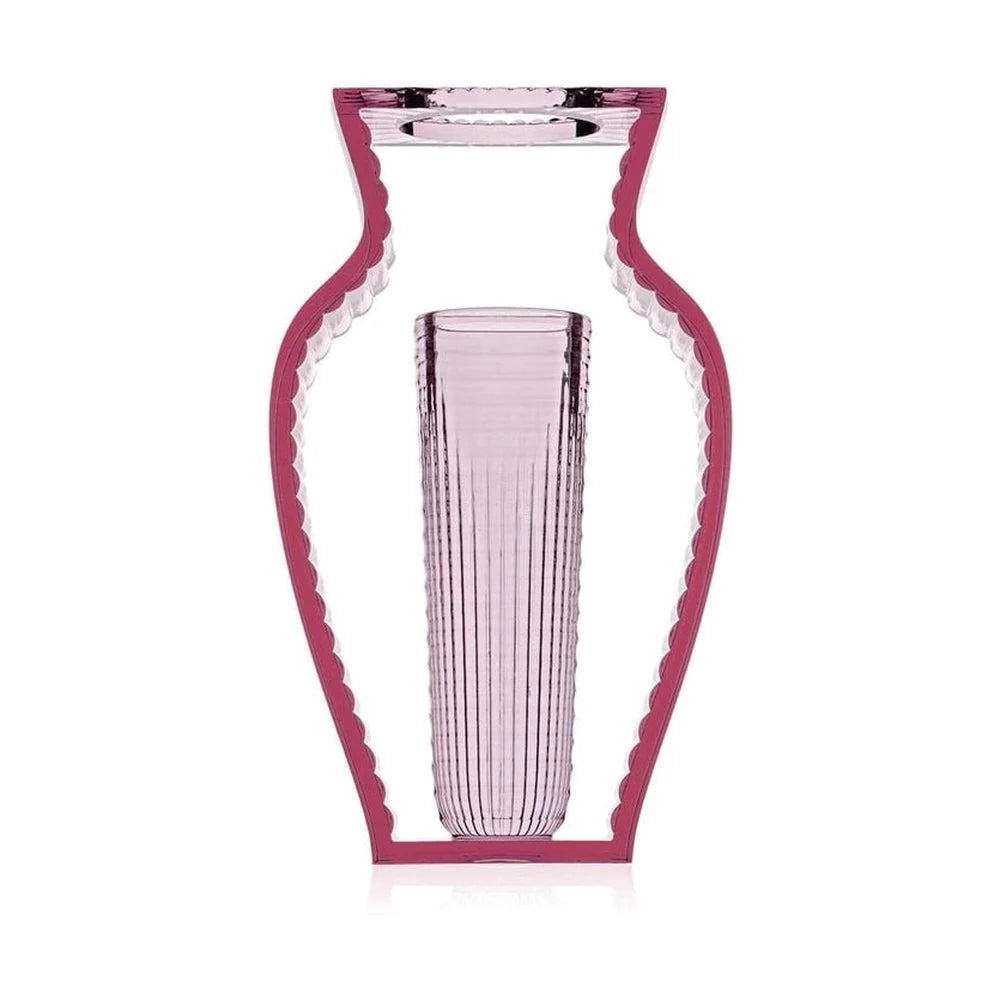 [product_category]-Kartell I Shine Vase, Pink-Kartell-8058967248272-01215E6-KAR-1