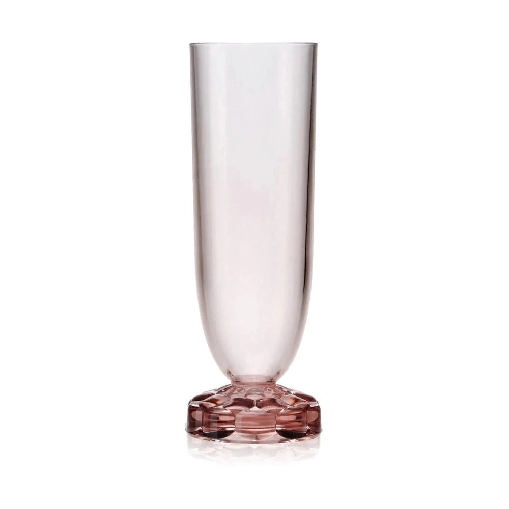 [product_category]-Kartell Jellies Family Set Of 4 Flute Glasses, Pink-Kartell-8058967210088-01581E9-KAR-1