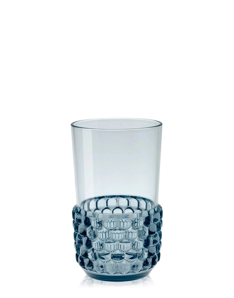 [product_category]-Kartell Jellies Family Set Of 4 Long Drink Glasses, Light Blue-Kartell-8058967196658-01491E4-KAR-2