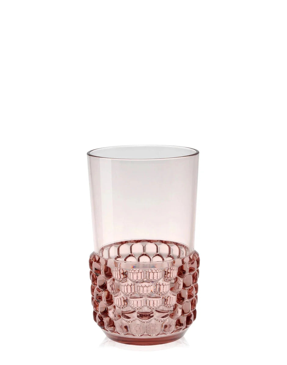 [product_category]-Kartell Jellies Family Set Of 4 Long Drink Glasses, Pink-Kartell-8058967196696-01491E9-KAR-2
