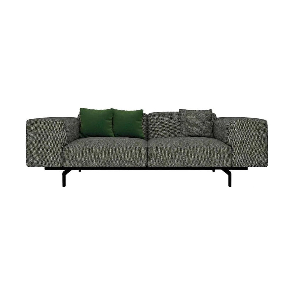 [product_category]-Kartell Largo 2 Seater Sofa Gubbio, Grey-Kartell-8058967244496-07150G4-KAR-1