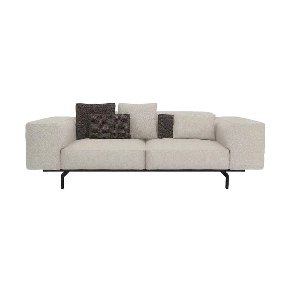 [product_category]-Kartell Largo 2 Seater Sofa Gubbio, Sand-Kartell-8058967244434-07150G1-KAR-1