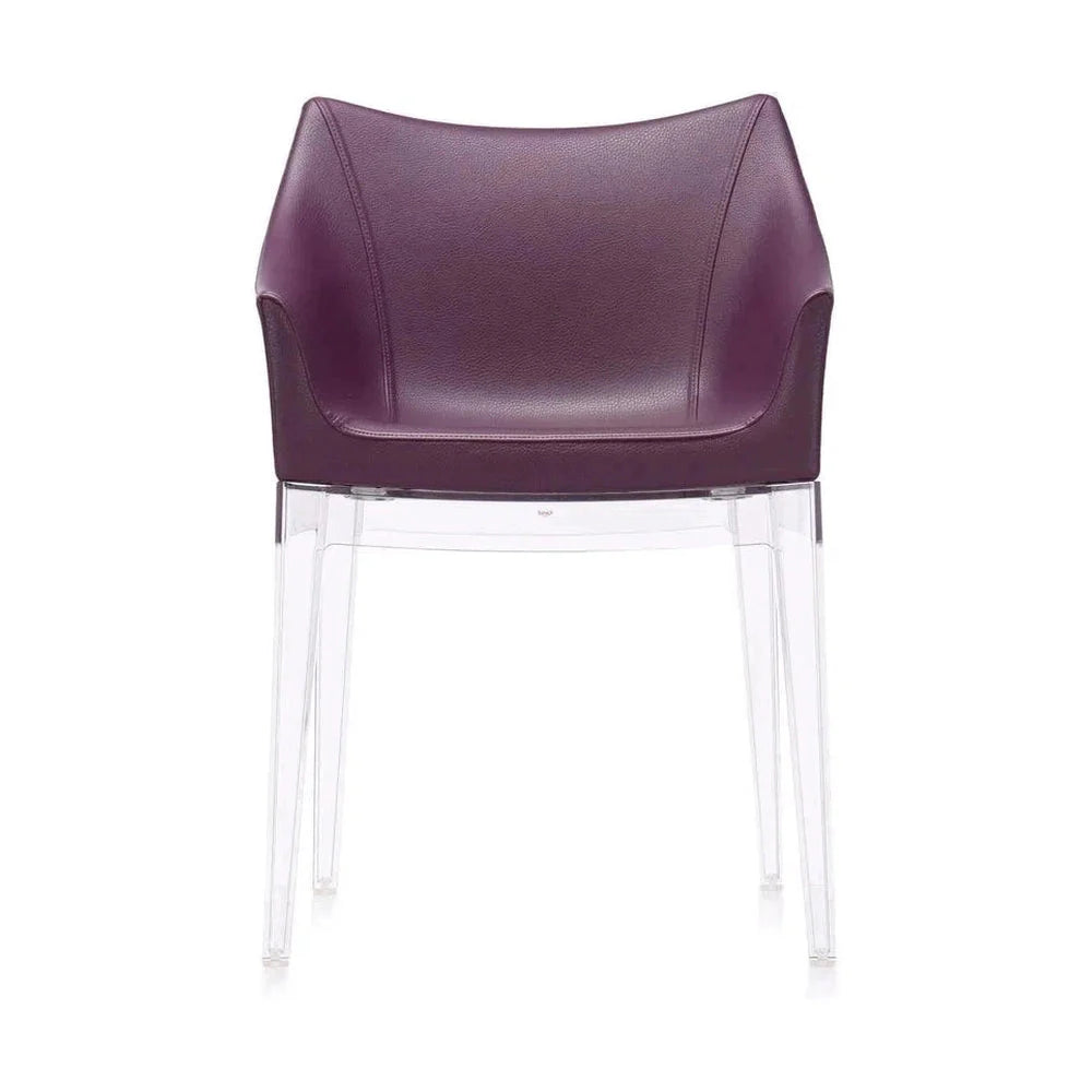 [product_category]-Kartell Madame Ecopelle Armchair, Crystal/Bordeaux-Kartell-8058967260359-05838B3-KAR-1