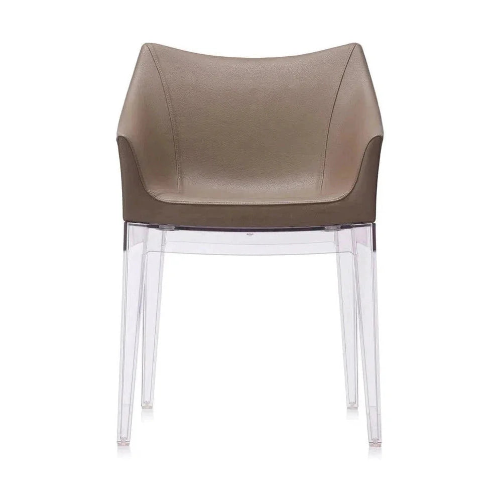 [product_category]-Kartell Madame Ecopelle Armchair, Crystal/Taupe-Kartell-8058967260373-05838B4-KAR-1