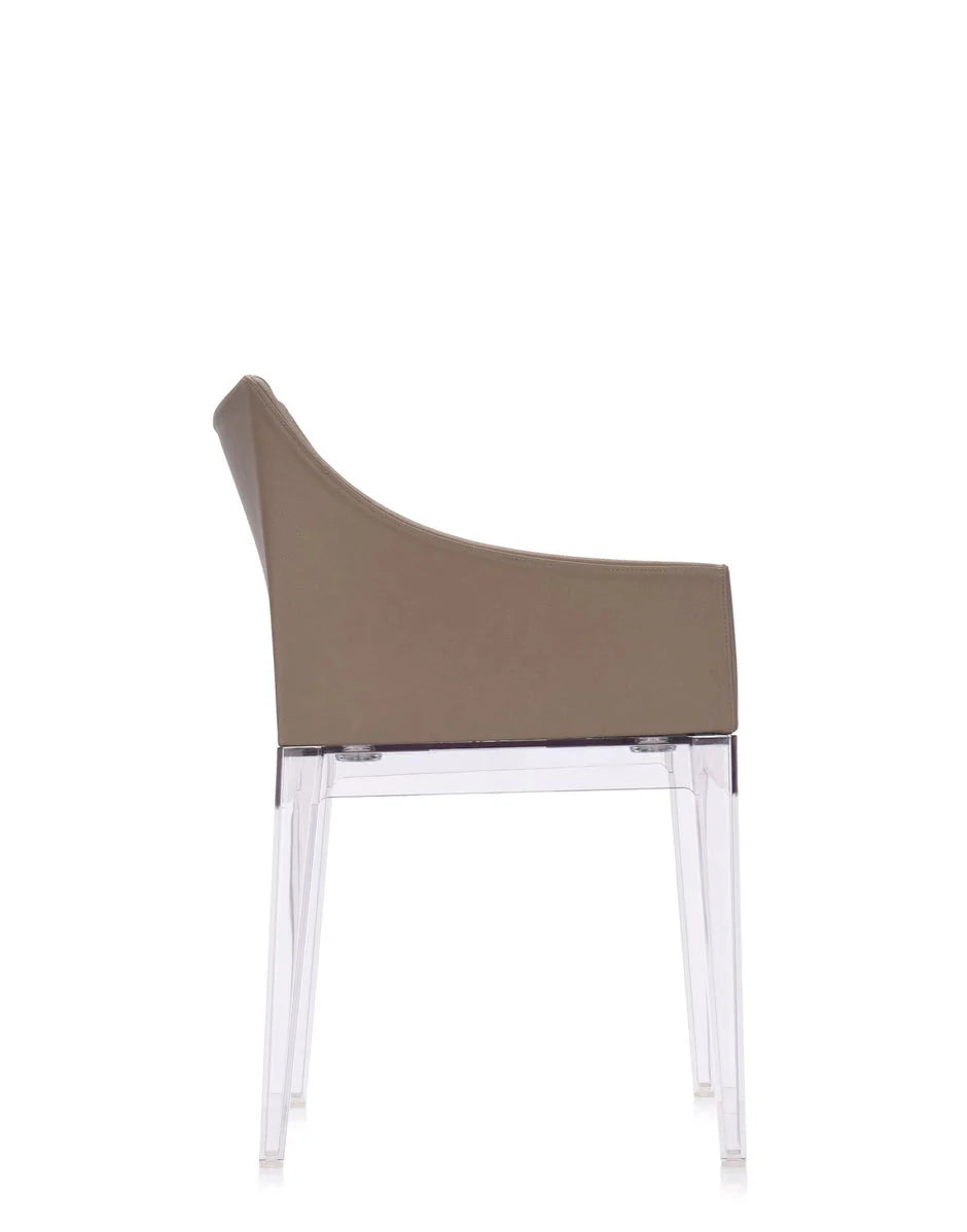 [product_category]-Kartell Madame Ecopelle Armchair, Crystal/Taupe-Kartell-8058967260373-05838B4-KAR-3