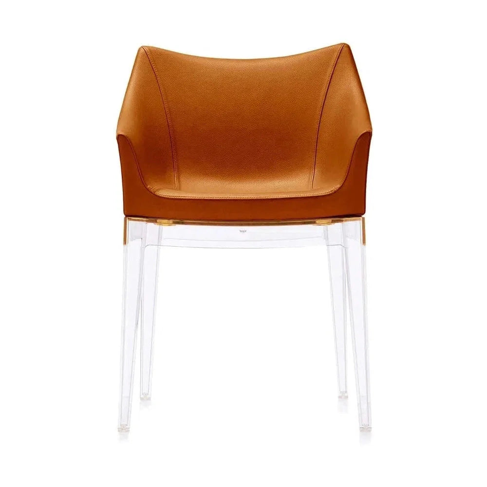 [product_category]-Kartell Madame Ecopelle Armchair, Crystal/Tobacco-Kartell-8058967287257-05838B8-KAR-1