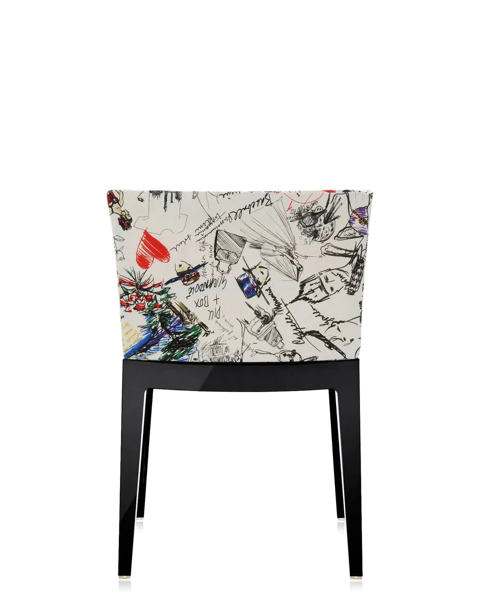 [product_category]-Kartell Mademoiselle à La Mode Armchair, Black/Sketches-Kartell-8058967065237-04896FM-KAR-15