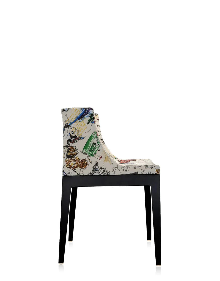 [product_category]-Kartell Mademoiselle à La Mode Armchair, Black/Sketches-Kartell-8058967065237-04896FM-KAR-3