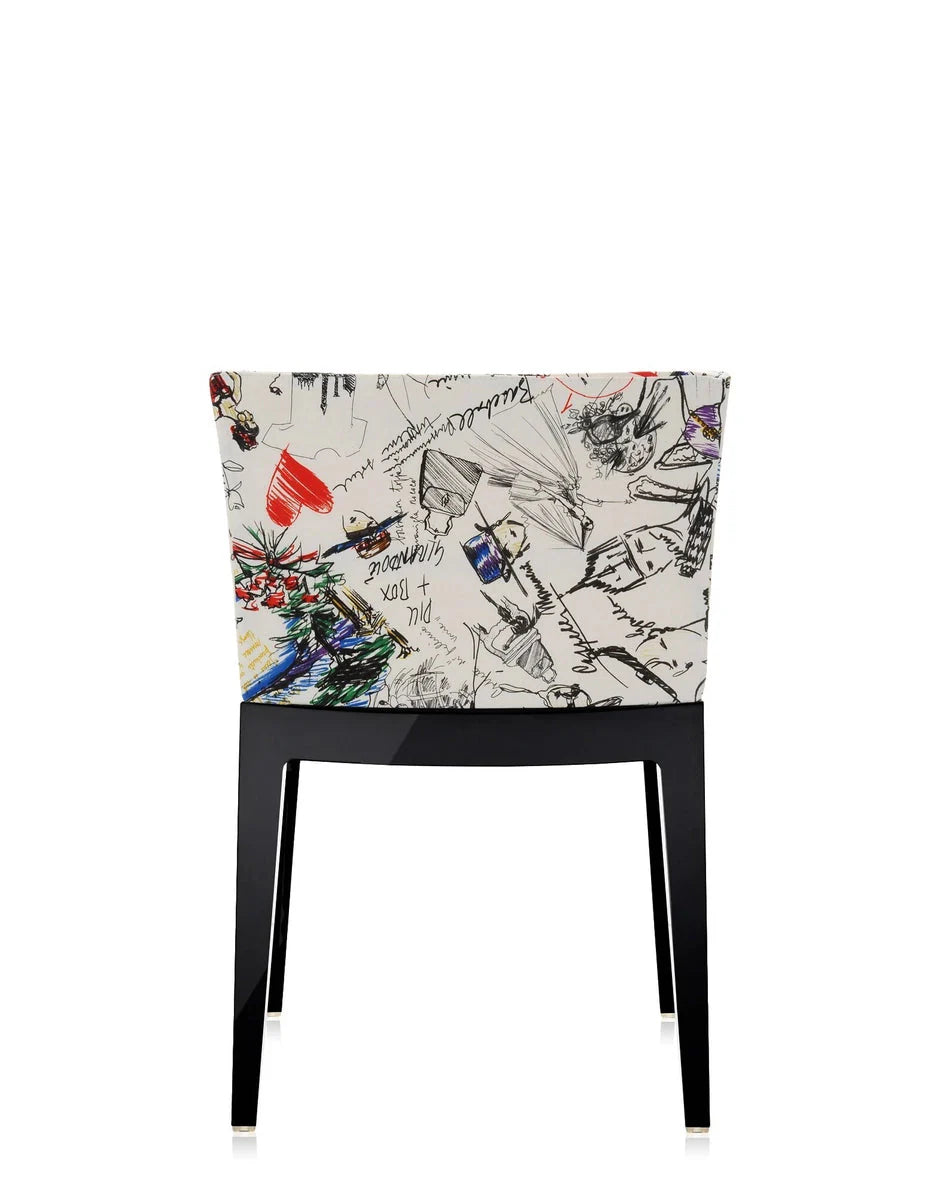 [product_category]-Kartell Mademoiselle à La Mode Armchair, Black/Sketches-Kartell-8058967065237-04896FM-KAR-4